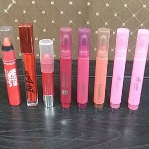 8 lipsticks